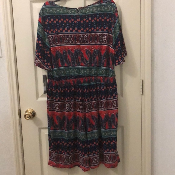 NY Collection Plus Size Short-Sleeve Printed - Picture 5 of 6